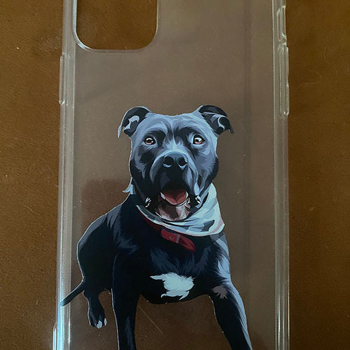 Customer photo review of Custom Pet Phone Case