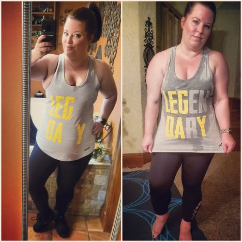 Customer photo review of Legendary - Women's Sweat Activated Tank Top