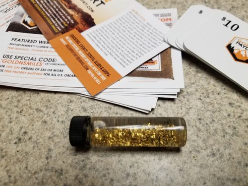 Customer photo review of *BOGO* Goldn Paydirt '$5,000 Nugget Giveaway' - Gold Panning Paydirt Concentrate