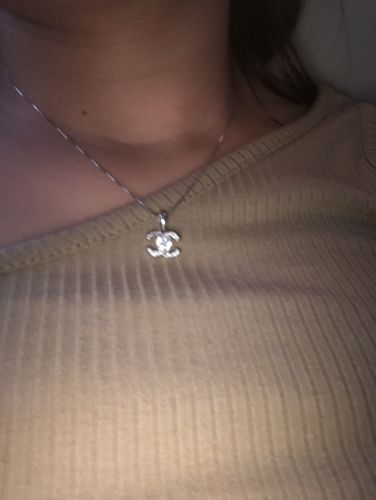 Customer photo review of Sterling silver “c” set