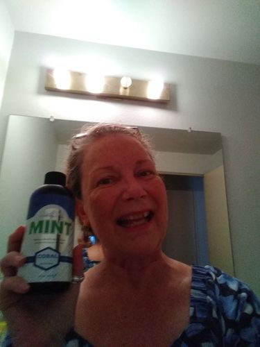 Customer photo review of Nano Silver Mouthwash