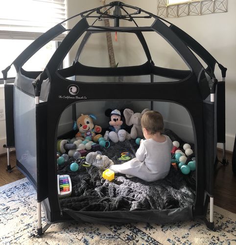 Customer photo review of Pop N' Go® Playpen