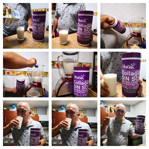 Customer photo review of Promo de Batido de colágeno Hidrolizado a base de Coco
