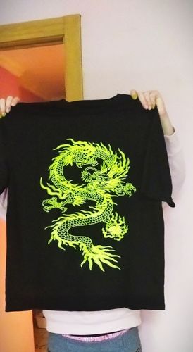 Customer photo review of T-Shirt Dragon<br> Femme