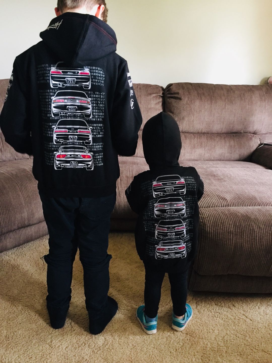 Customer photo review of Kids Nissan Silvia Hoodie