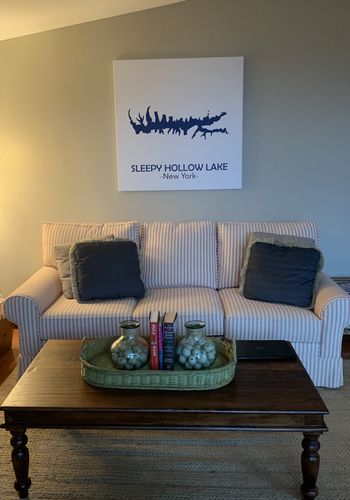 Customer photo review of Custom Lake Square Canvas