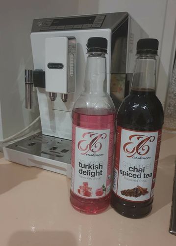 Customer photo review of Turkish Delight Coffee Syrup