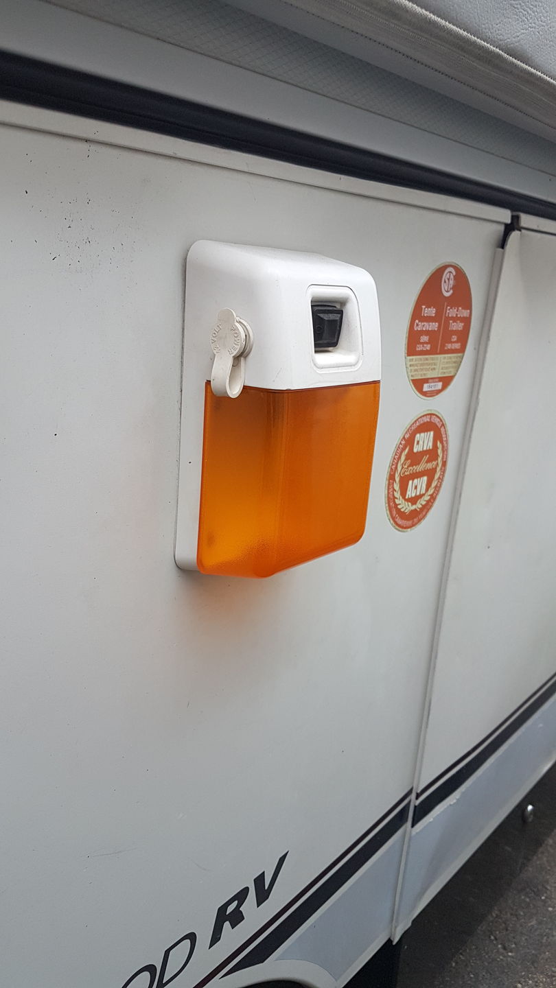 Customer photo review of Amber Porch Lamp Lens