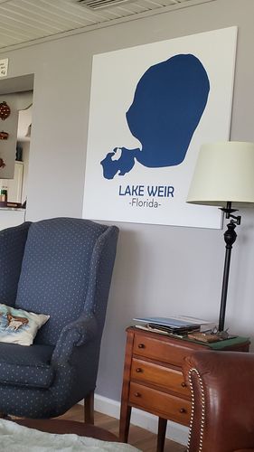Customer photo review of Custom Lake Square Canvas