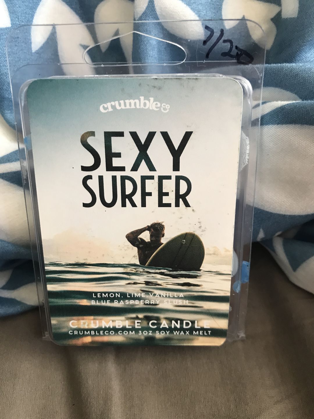 Customer photo review of Sexy Surfer Wax Melts