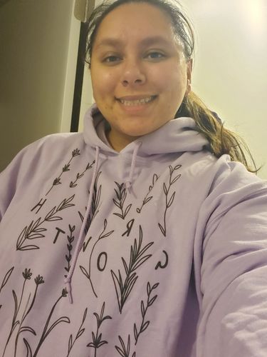 Customer photo review of Growth -- Hoodie