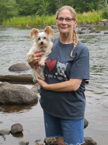 Customer photo review of Peace Love Dog - Personalized Custom Unisex T-shirt