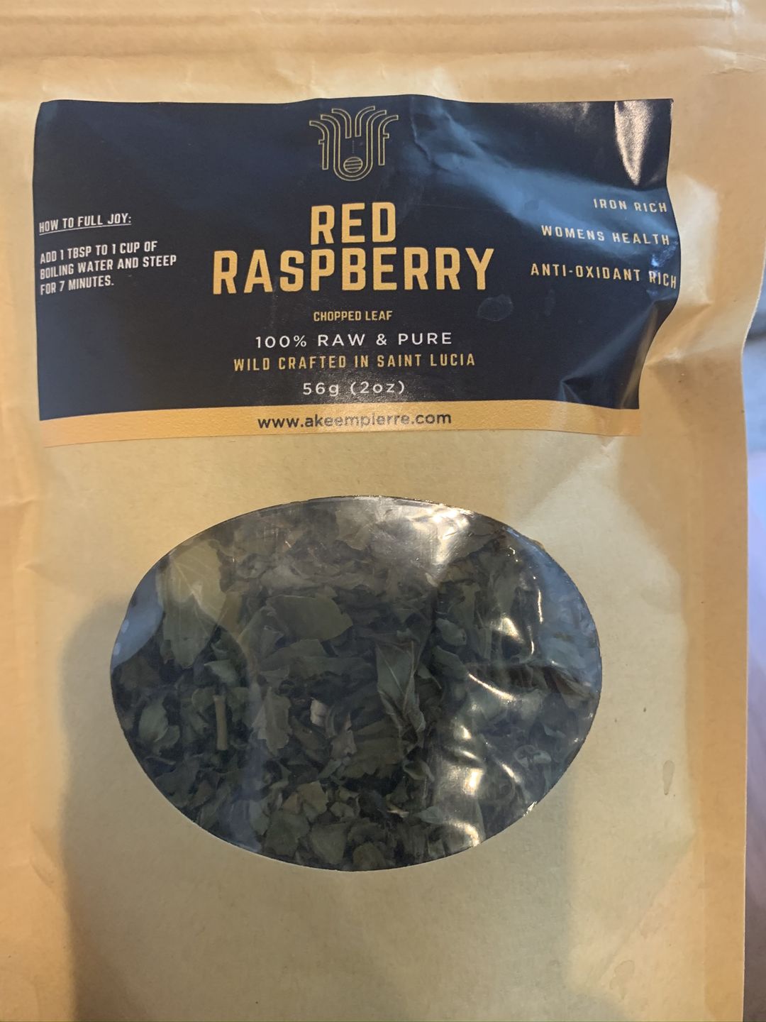 Customer photo review of Red Raspberry Leaf