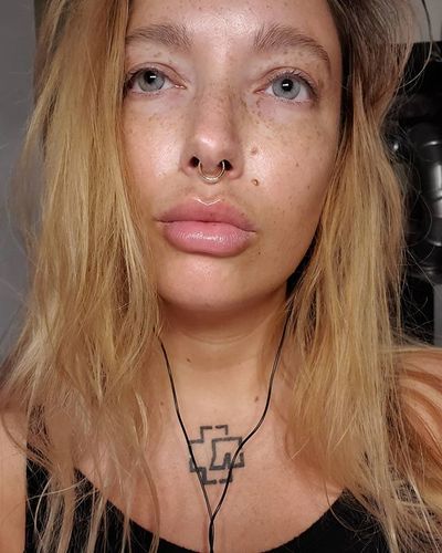 Customer photo review of Icoloured® Polar Lights Grey Colored Contact Lenses