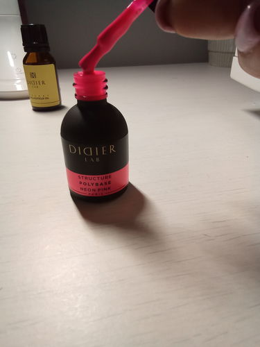 Customer photo review of Sculpture Polybase Didier Lab, Neon Pink, 10ml