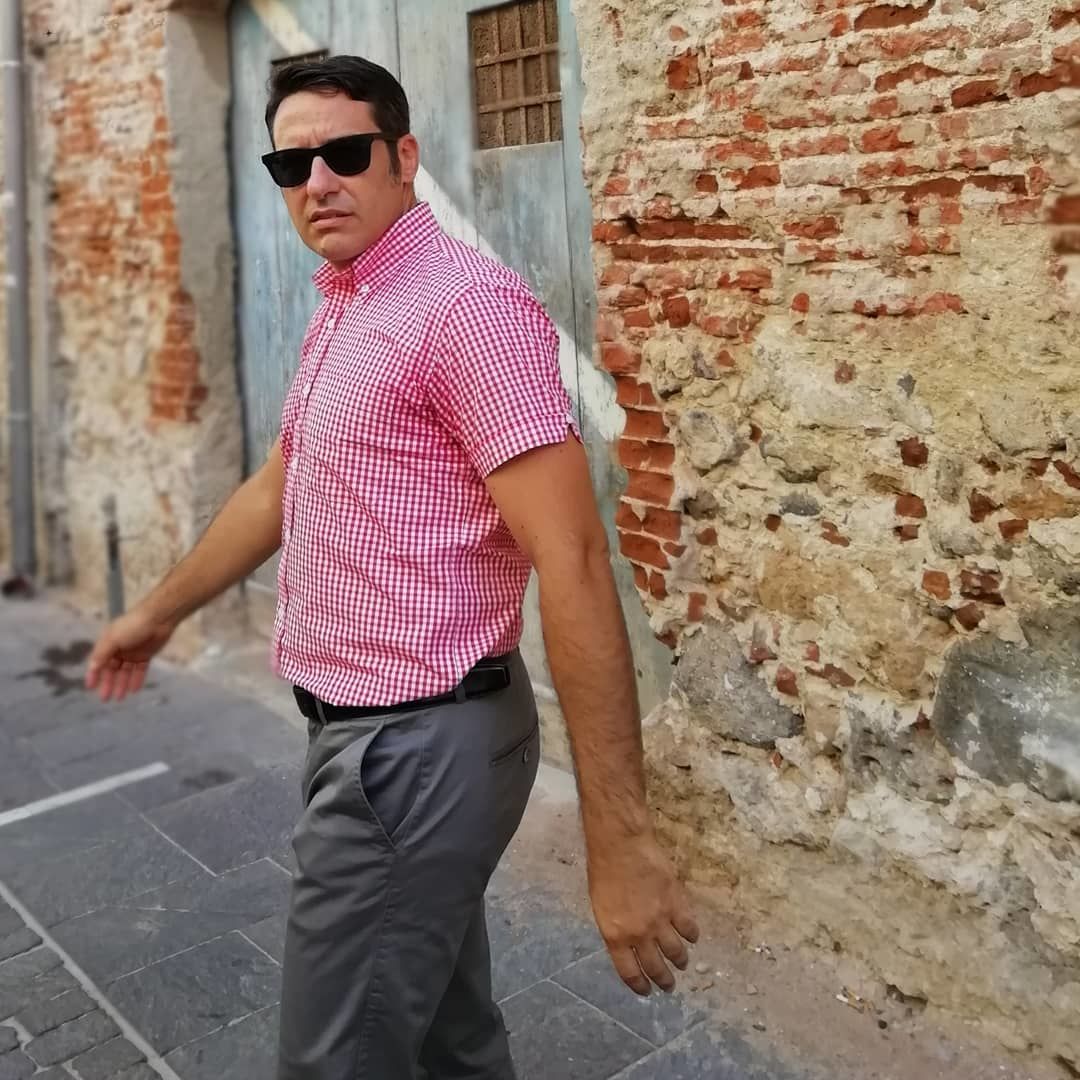 Customer photo review of Vintage Shirt -  Gingham Print
