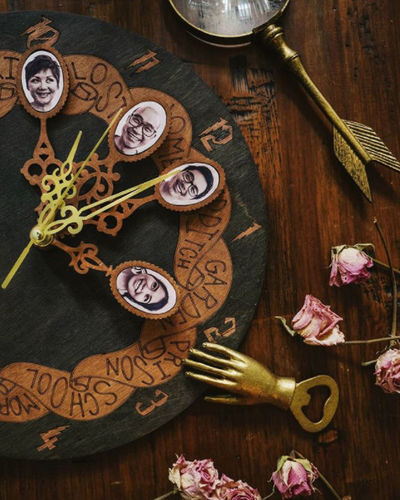 Customer photo review of WEASLEY WALL CLOCK WITH SPOONS