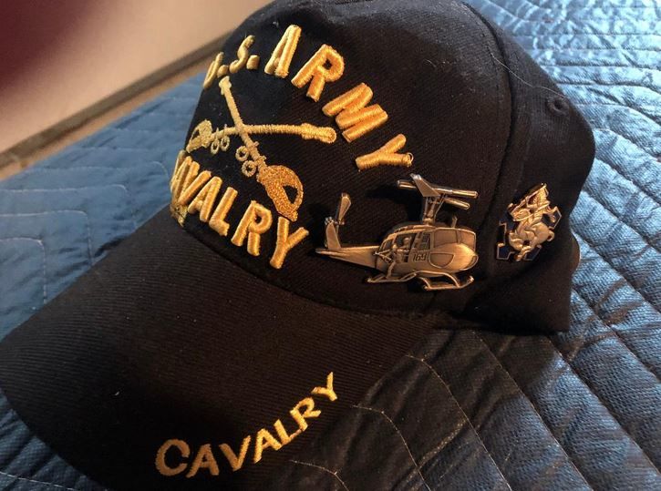 Customer photo review of Huey Helicopter Pin
