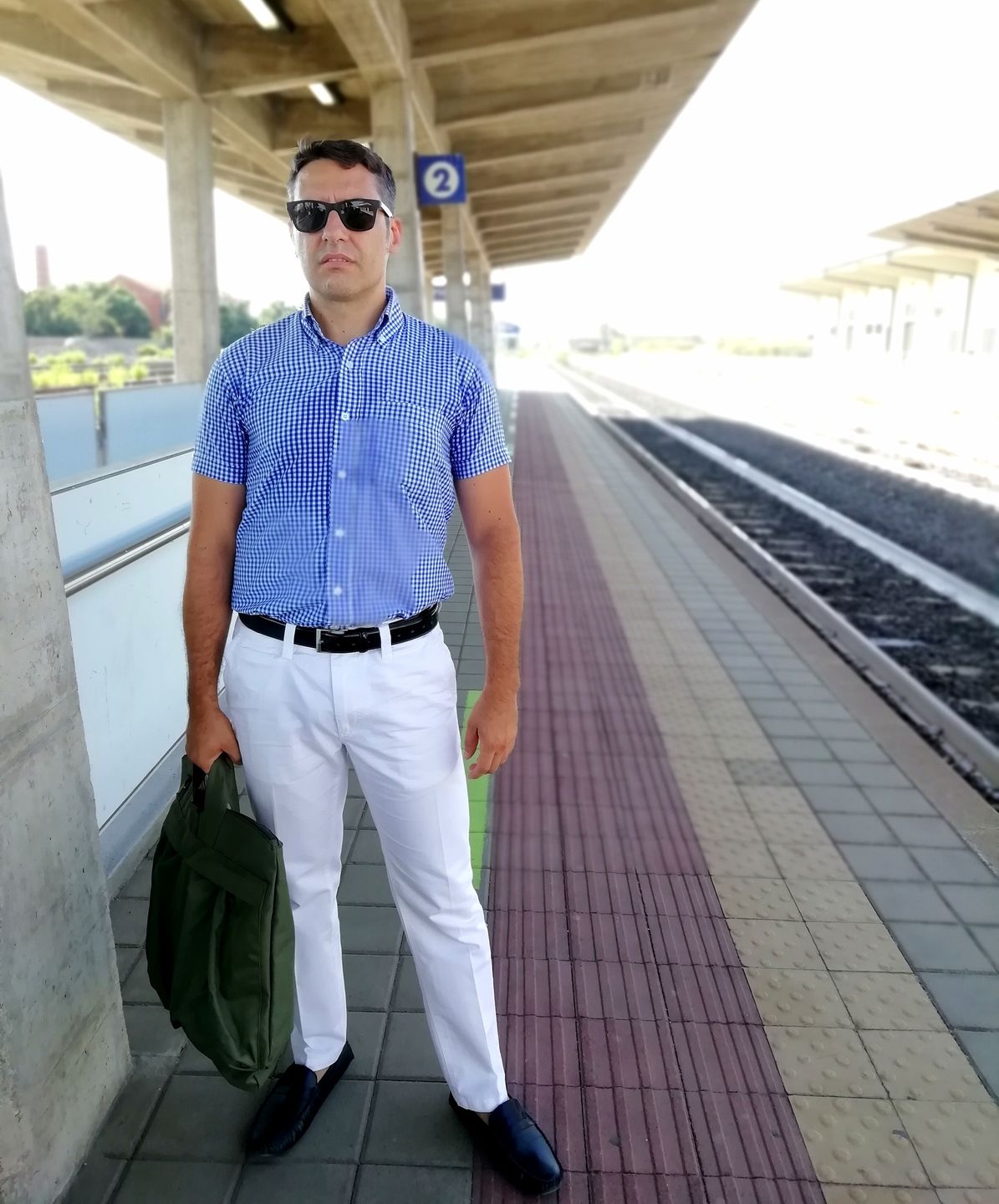 Customer photo review of Vintage Shirt -  Gingham Print