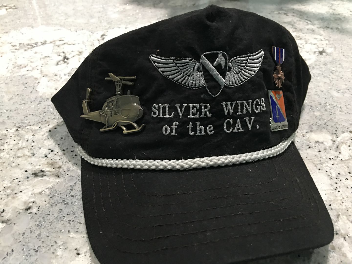 Customer photo review of Huey Helicopter Pin