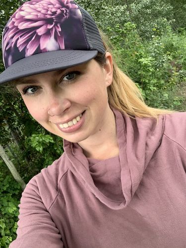 Customer photo review of The Piper Ponytail Trucker