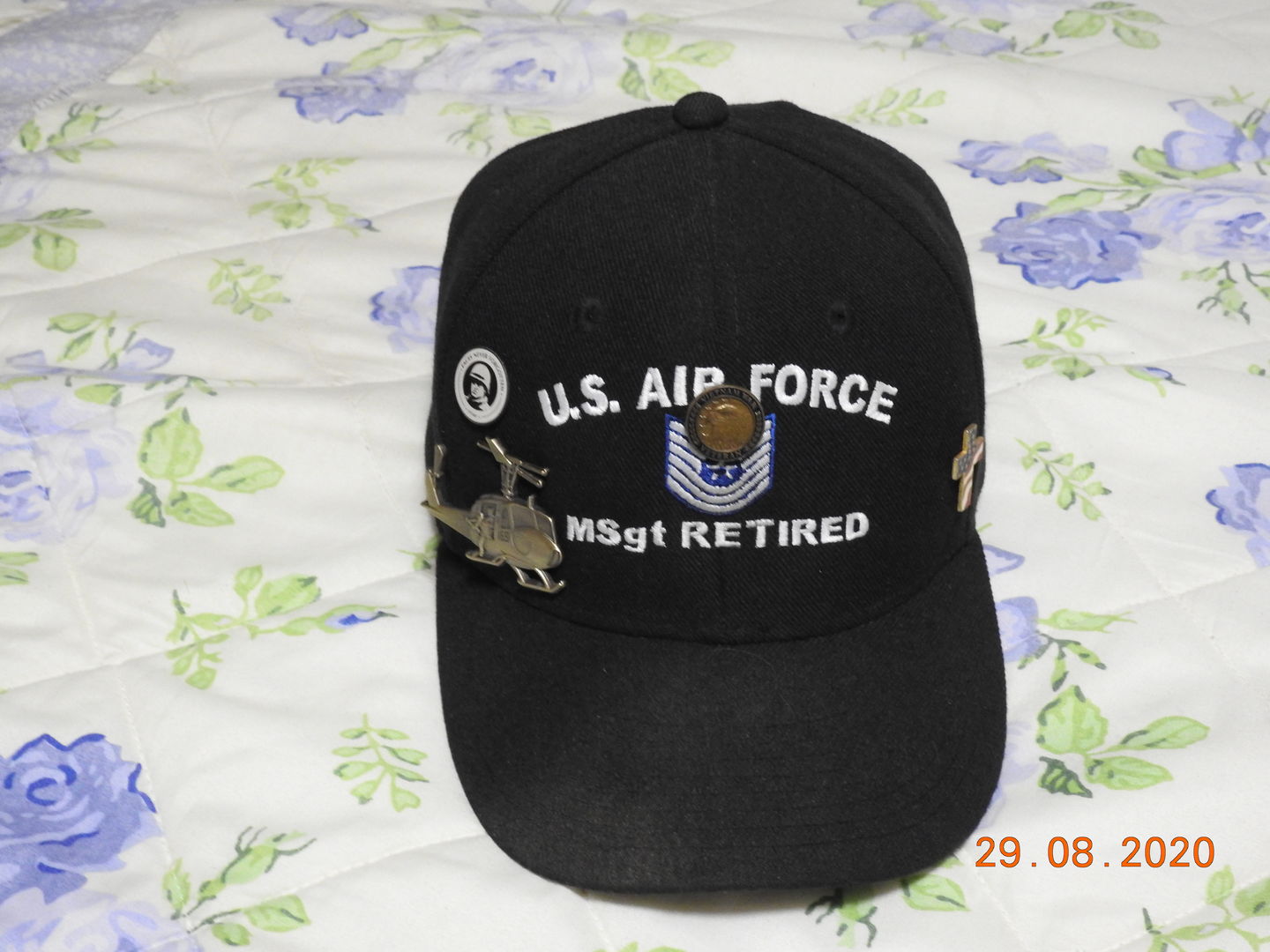 Customer photo review of Huey Helicopter Pin