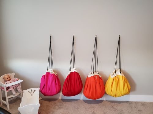 Customer photo review of Super Toy Storage Bag - Banana Yellow