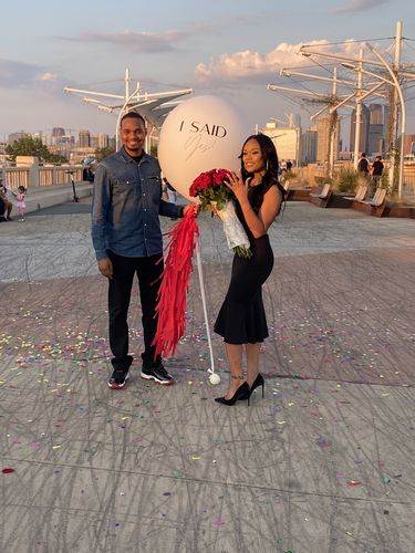 Customer photo review of Future MRS. Jumbo Vinyl Balloon