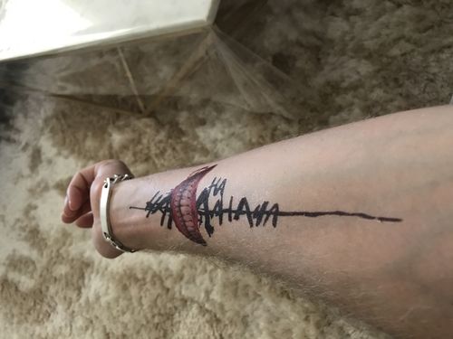 Tatouage Temporaire Rire De Joker Le Coq Tatoue