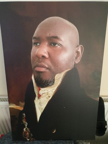 Customer photo review of The Count - Custom Canvas
