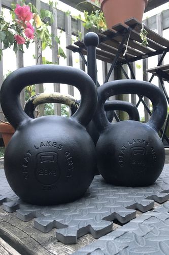 Customer photo review of 10lb Steel Club - single