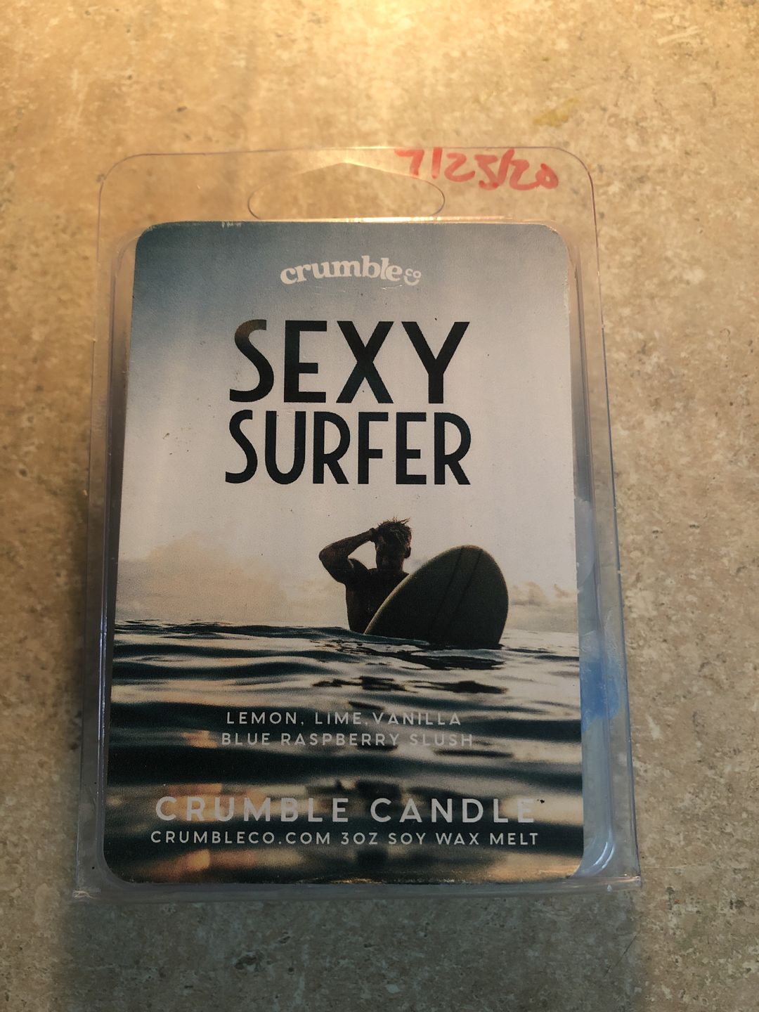 Customer photo review of Sexy Surfer Wax Melts