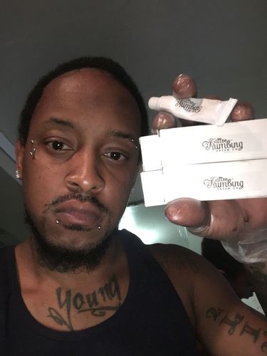 Customer photo review of Signature Tattoo Numbing Cream
