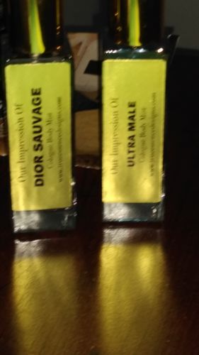 Customer photo review of Men's Body Oil Cologne Mist