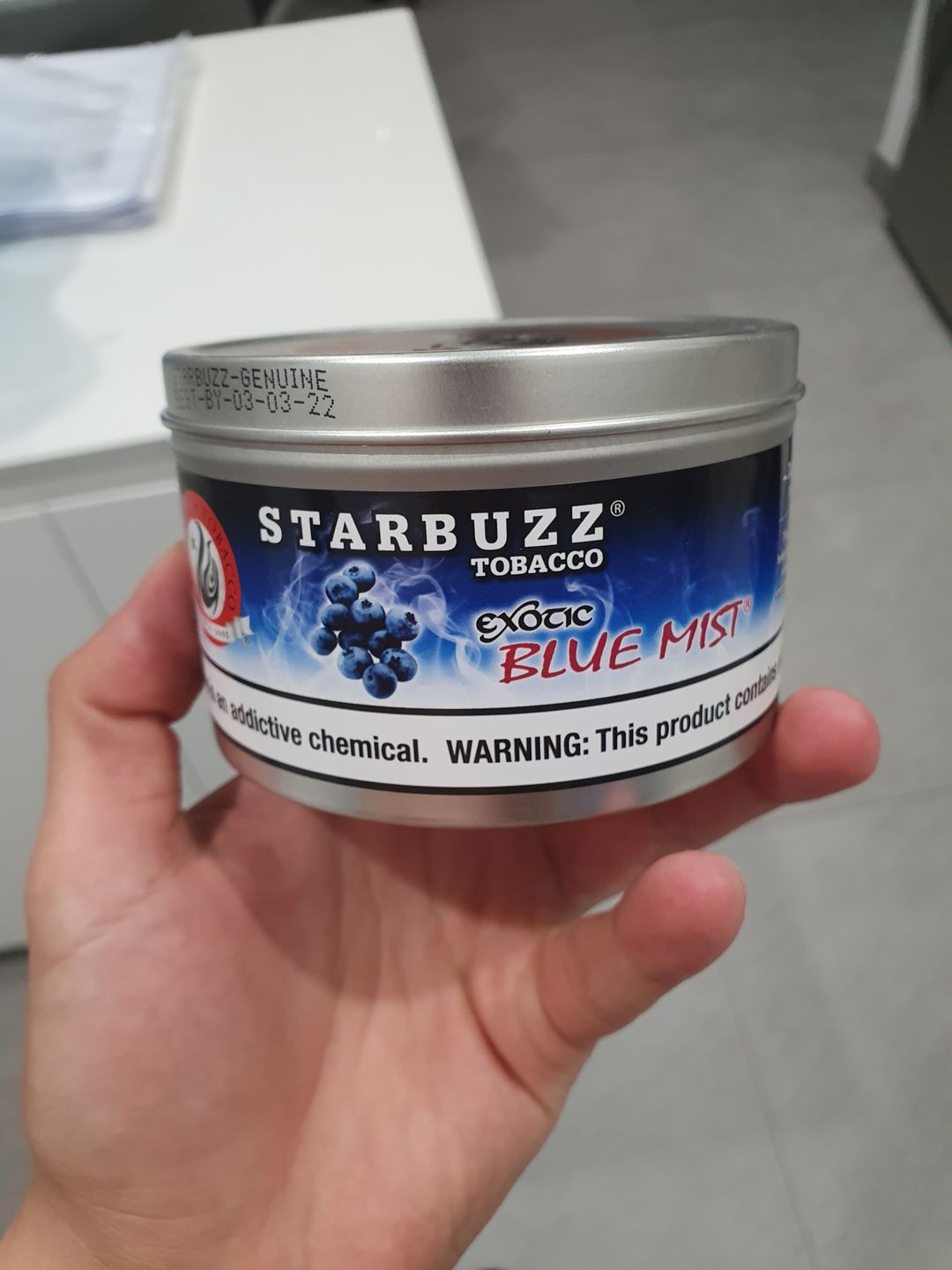 Customer photo review of Starbuzz Shisha 250g
