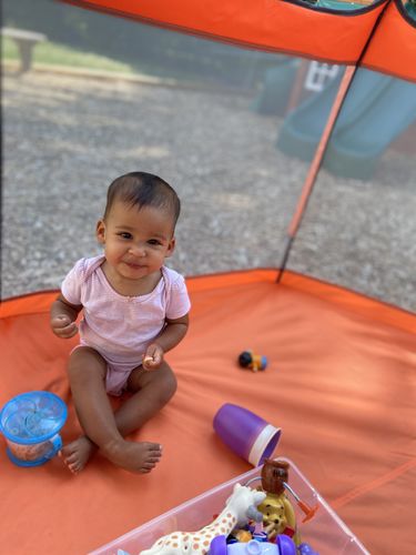 Customer photo review of Pop N' Go® Playpen