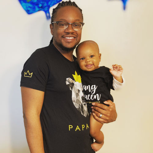 Customer photo review of Papa Bear King - Blk & Gld Premium