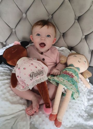 Customer photo review of Personalized Leyadoll (Strawberry) with Gift Bag - 2 Skin Tones