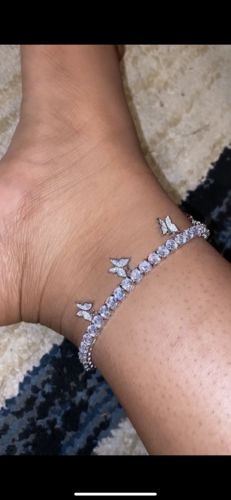 Customer photo review of Tennis Butterfly anklet