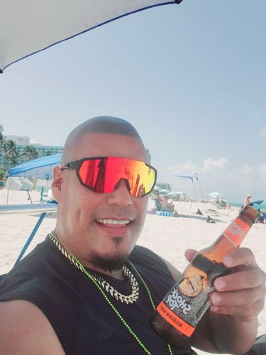 Customer photo review of 16MM 14K Gold Plated Miami Cuban Link Chain