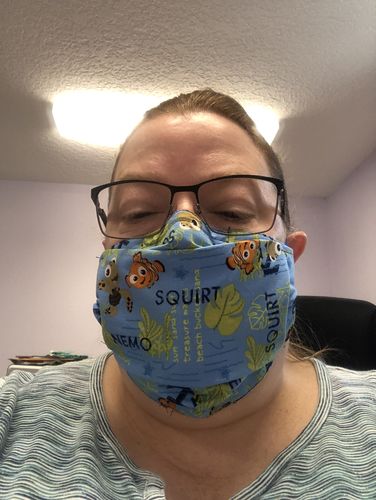 Customer photo review of Mask Insert - Straight - 10 Count