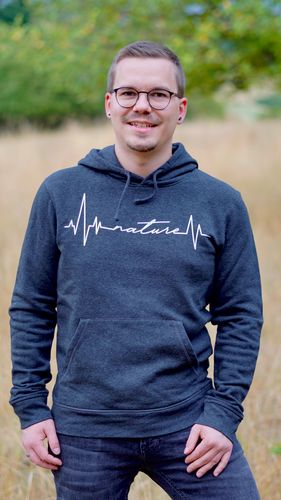 Customer photo review of NATURE HEARTBEAT - BIO  - Unisex Hoodie (BASIC)