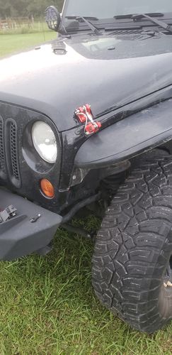 Customer photo review of Locking Hood Catch Kit for 07-18 Jeep Wrangler JK/ JKU