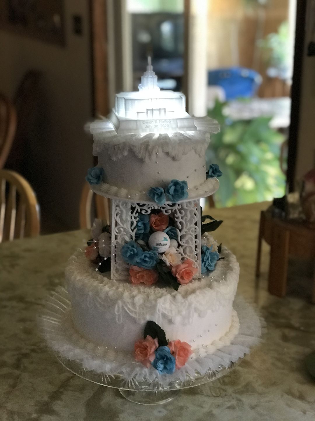 Customer photo review of Pedestal Inscription