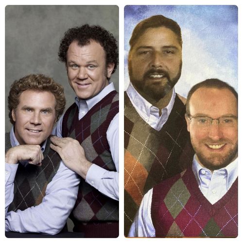 Customer photo review of The Step Brothers - Custom Canvas