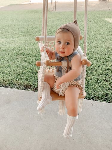 Customer photo review of Rustic Brown Ribbed Bonnet