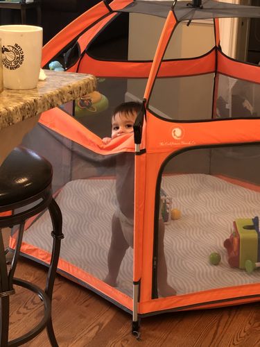 Customer photo review of Pop N' Go® Playpen