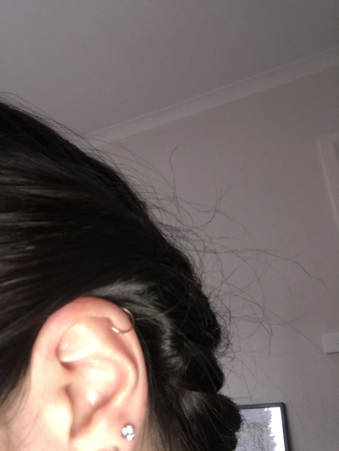 Customer photo review of Delicate Hoop Earrings Nose/Cartilage