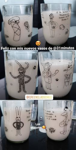 Customer photo review of Pack Estudio 31 Minutos Juegos de 6 Vasitos 200 Ml