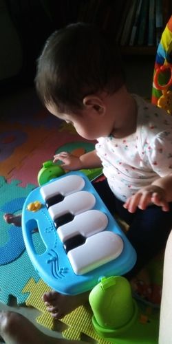 Customer photo review of Musical Play Gym Mat